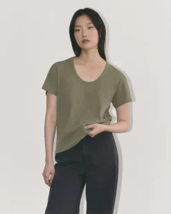 Everlane Tees|Short Sleeve Tees*The Air Scoop-Neck Tee