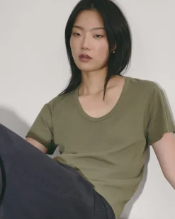 Everlane Tees|Short Sleeve Tees*The Air Scoop-Neck Tee
