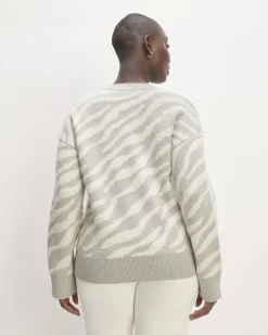 Everlane Sweaters|Crew Sweaters*The Alpaca Tiger Jacquard Crewneck