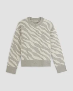 Everlane Sweaters|Crew Sweaters*The Alpaca Tiger Jacquard Crewneck
