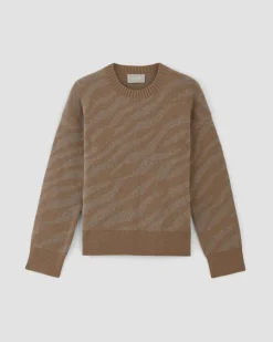Everlane Sweaters|Crew Sweaters*The Alpaca Tiger Jacquard Crewneck