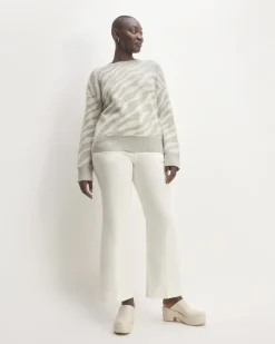 Everlane Sweaters|Crew Sweaters*The Alpaca Tiger Jacquard Crewneck