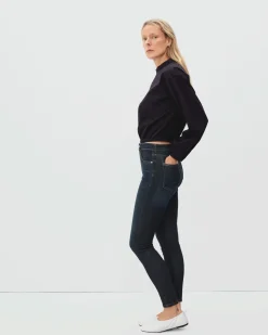 Everlane Jackets & Coats|Jackets*The Authentic Stretch High-Rise Skinny Deep Atlantic
