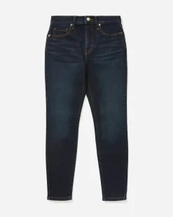 Everlane Jackets & Coats|Jackets*The Authentic Stretch High-Rise Skinny Deep Atlantic