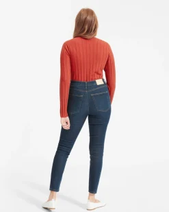 Everlane Jackets & Coats|Jackets*The Authentic Stretch High-Rise Skinny Deep Atlantic