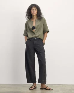 Everlane Tops*The Bib Shirt in Linen