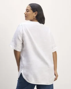 Everlane Tops*The Bib Shirt in Linen