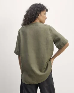 Everlane Tops*The Bib Shirt in Linen