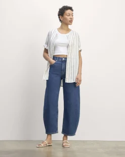 Everlane Tops*The Bib Shirt in Linen