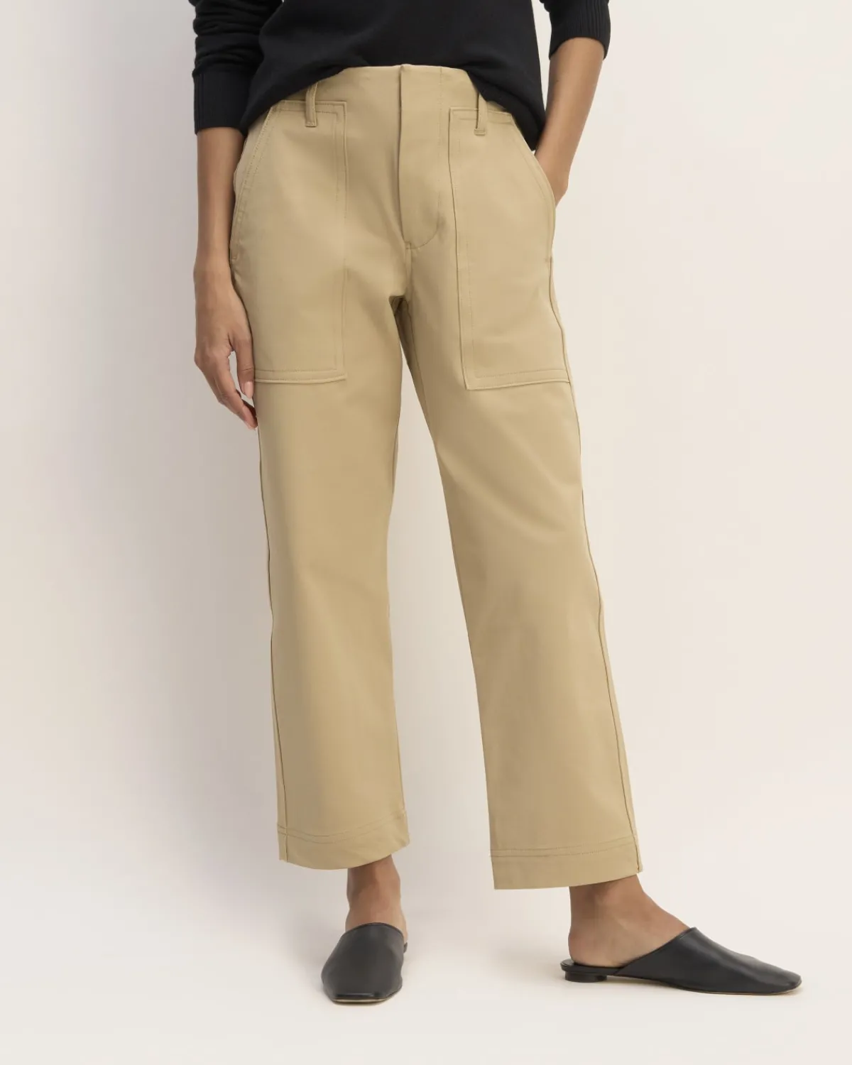 Everlane Pants|Straight Pants*The Bi-Stretch Utility Pant Cornstalk