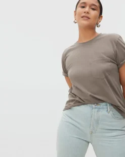 Everlane Tees|Short Sleeve Tees*The Box-Cut Tee in Essential Cotton