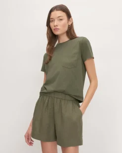 Everlane Tees|Short Sleeve Tees*The Box-Cut Tee in Essential Cotton