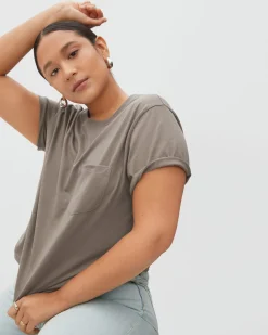 Everlane Tees|Short Sleeve Tees*The Box-Cut Tee in Essential Cotton