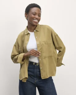Everlane Tops*The Boxy Overshirt in Buttersoft