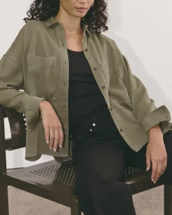 Everlane Tops*The Boxy Overshirt in Buttersoft