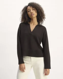Everlane Sweaters*The Boxy Polo in Everyday Cotton
