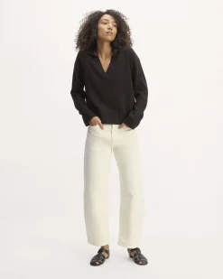 Everlane Sweaters*The Boxy Polo in Everyday Cotton