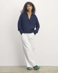 Everlane Sweaters*The Boxy Polo in Everyday Cotton