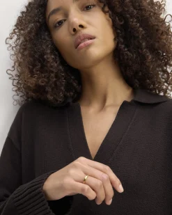 Everlane Sweaters*The Boxy Polo in Everyday Cotton