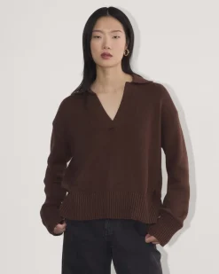 Everlane Sweaters*The Boxy Polo in Everyday Cotton
