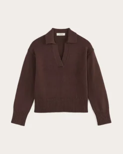 Everlane Sweaters*The Boxy Polo in Everyday Cotton
