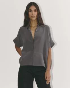 Everlane Tops*The Boxy Shirt in Washable Silk