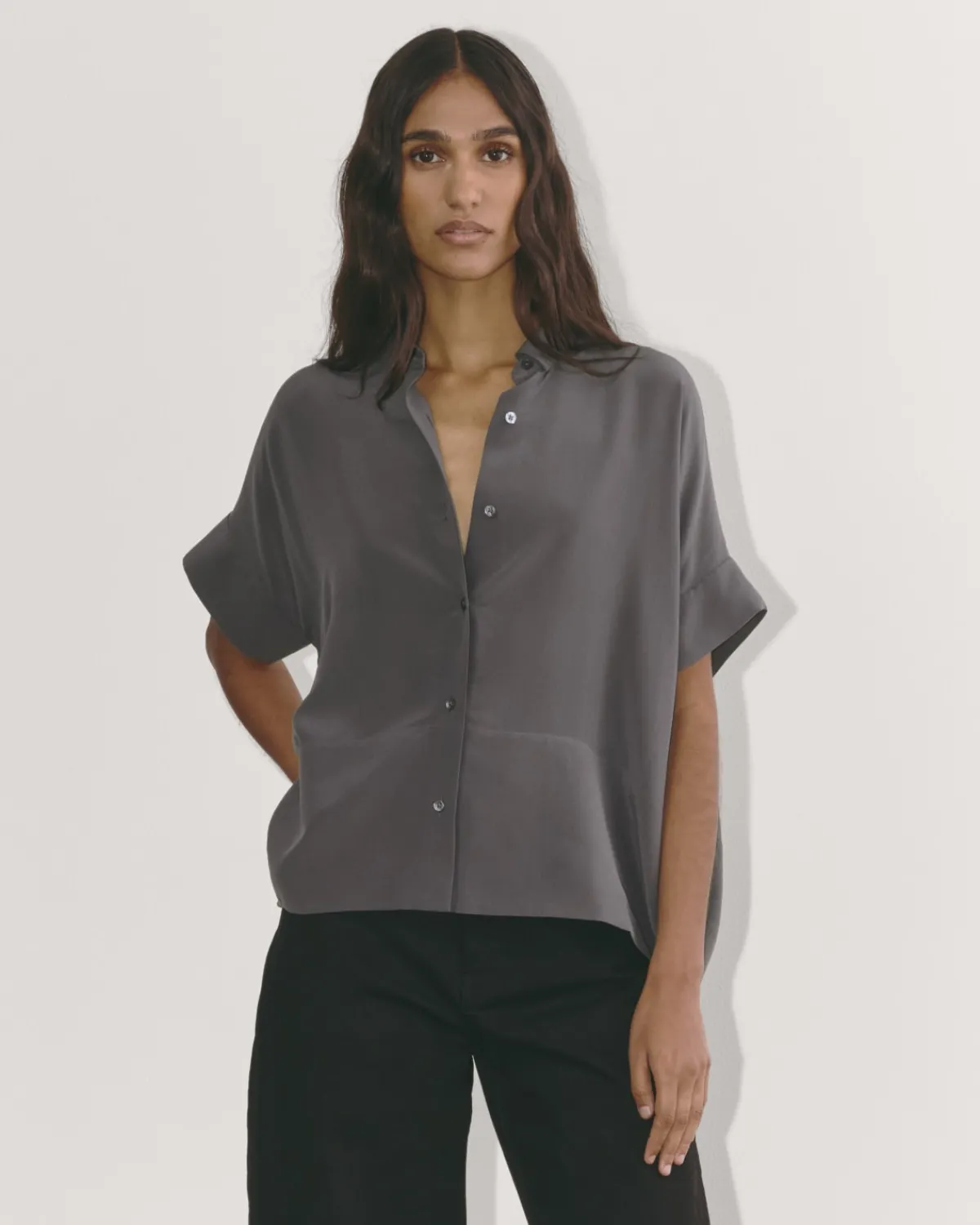 Everlane Tops*The Boxy Shirt in Washable Silk