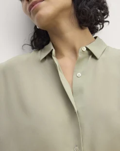 Everlane Tops*The Boxy Shirt in Washable Silk