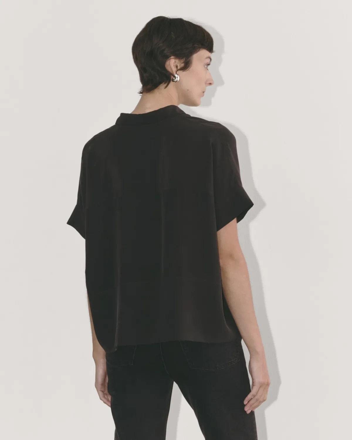 Everlane Tops*The Boxy Shirt in Washable Silk