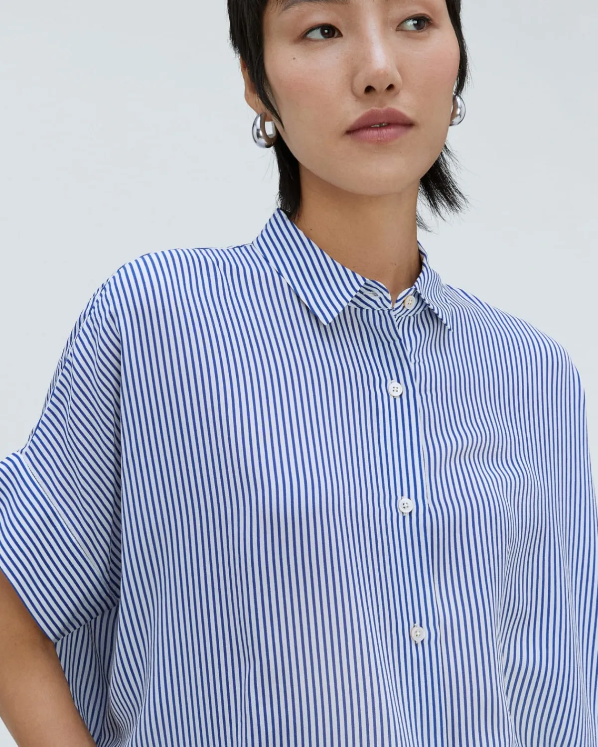 Everlane Tops*The Boxy Shirt in Washable Silk