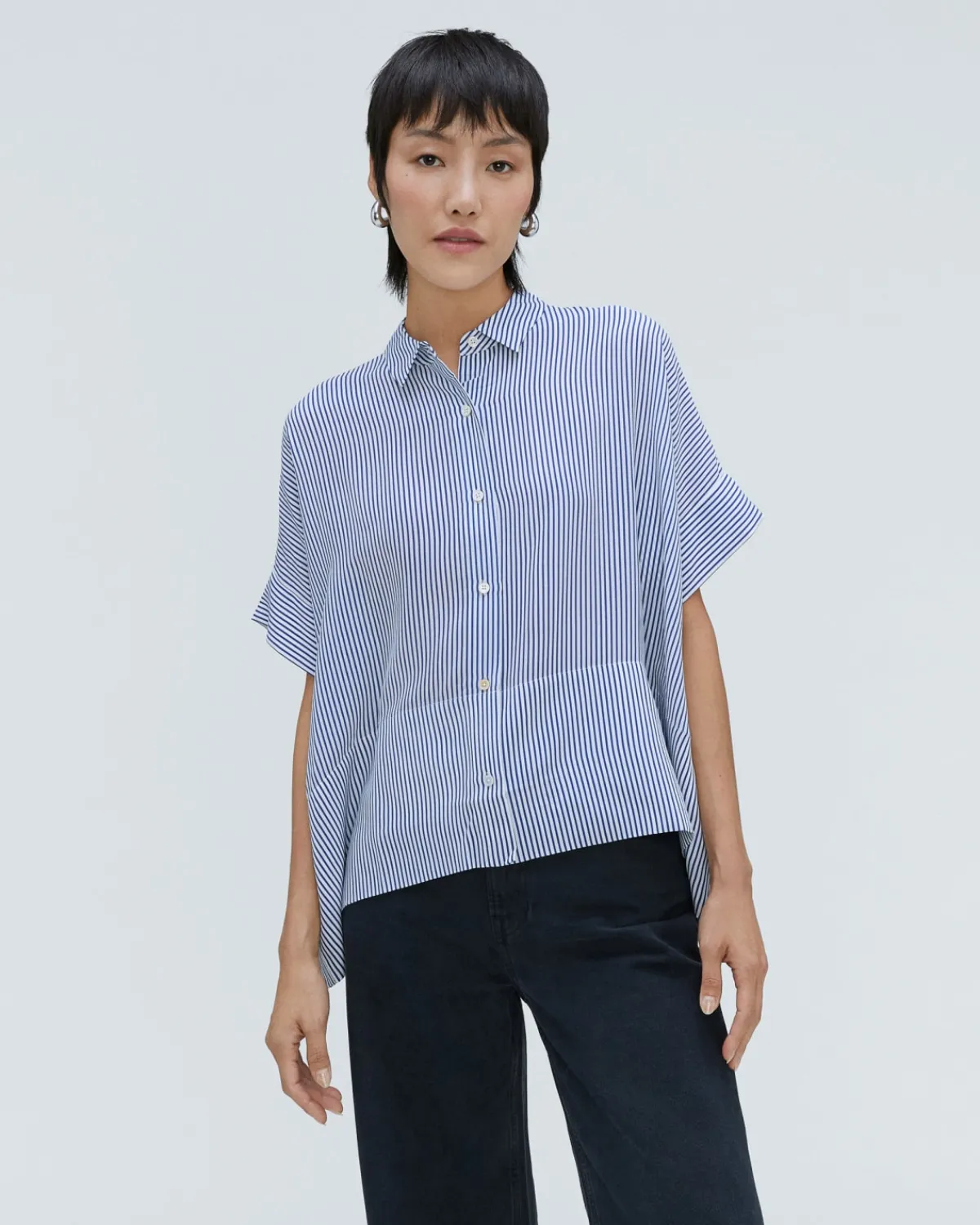 Everlane Tops*The Boxy Shirt in Washable Silk