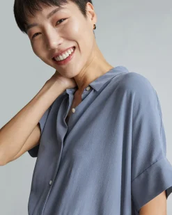 Everlane Tops*The Boxy Shirt in Washable Silk