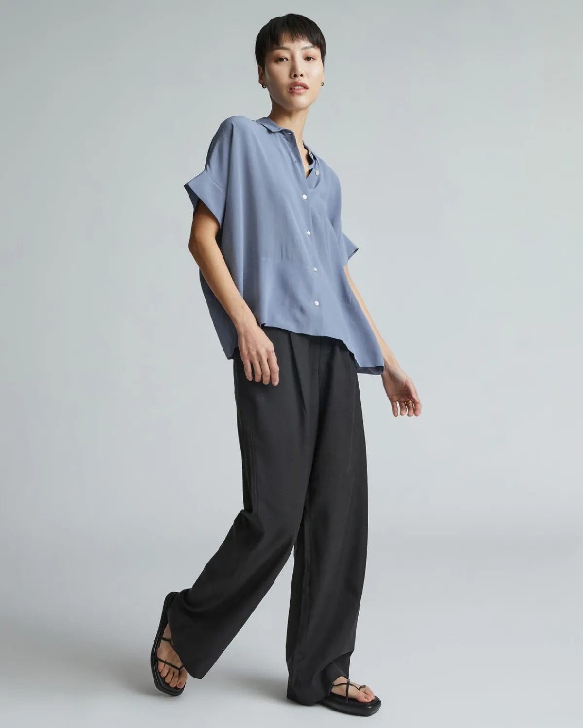 Everlane Tops*The Boxy Shirt in Washable Silk