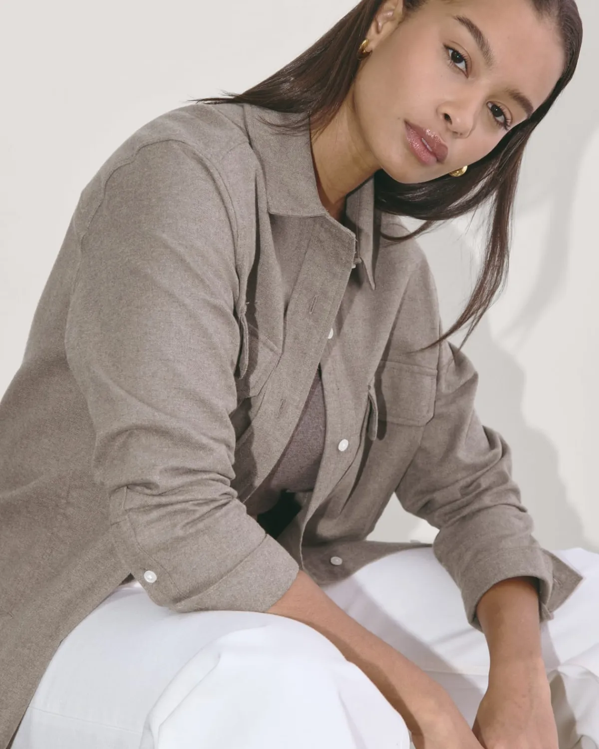 Everlane Tops*The Boyfriend Shirt in Flannel