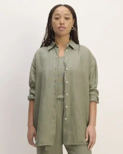 Everlane Tops*The Boyfriend Shirt in Linen