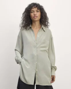 Everlane Tops*The Boyfriend Shirt in Washable Silk