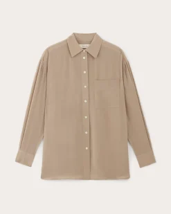 Everlane Tops*The Boyfriend Shirt in Washable Silk