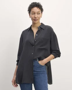 Everlane Tops*The Boyfriend Shirt in Washable Silk
