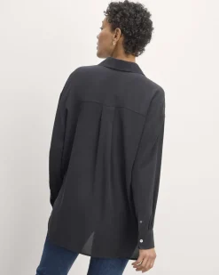 Everlane Tops*The Boyfriend Shirt in Washable Silk