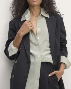 Everlane Tops*The Boyfriend Shirt in Washable Silk