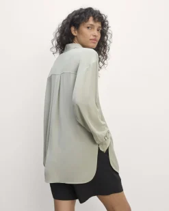 Everlane Tops*The Boyfriend Shirt in Washable Silk