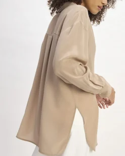 Everlane Tops*The Boyfriend Shirt in Washable Silk