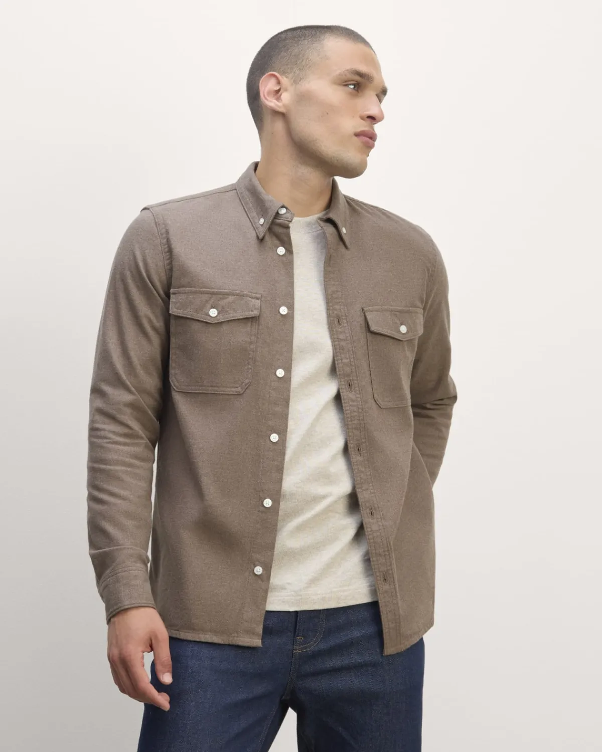 Everlane Shirts|Long Sleeve Shirts*The Brushed Flannel Shirt