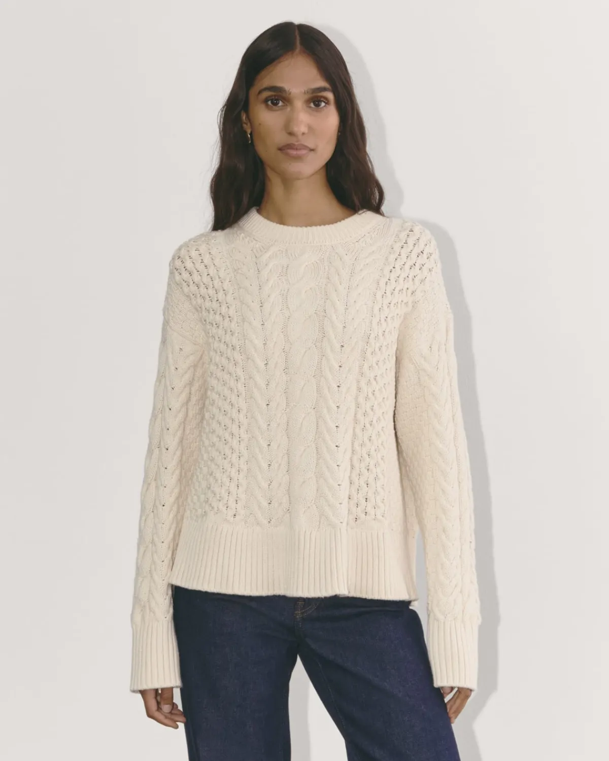 Everlane Sweaters|Crew Sweaters*The Cable Sweater in Everyday Cotton