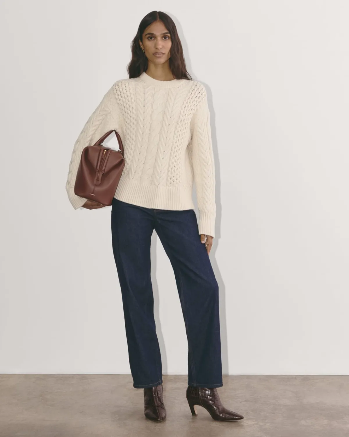 Everlane Sweaters|Crew Sweaters*The Cable Sweater in Everyday Cotton