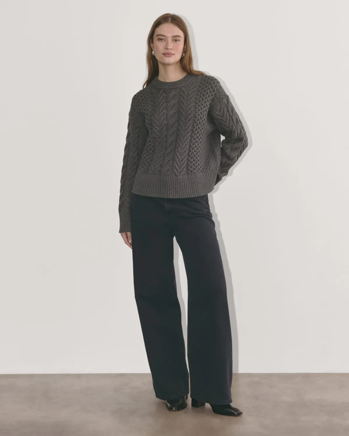 Everlane Sweaters|Crew Sweaters*The Cable Sweater in Everyday Cotton