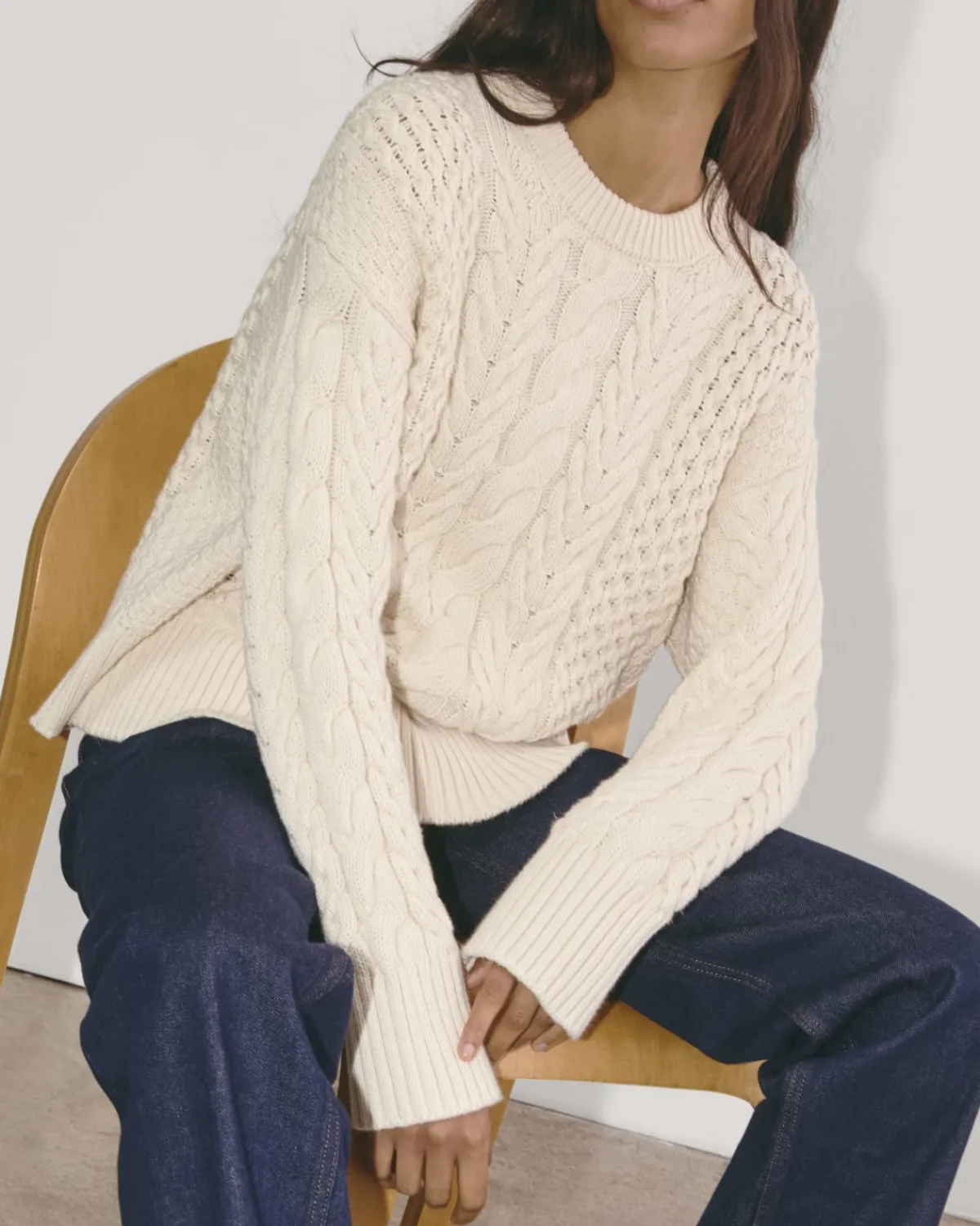 Everlane Sweaters|Crew Sweaters*The Cable Sweater in Everyday Cotton