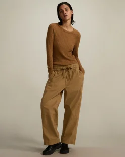 Everlane Pants|Pull-On Pants*The Canvas Organic Cotton Pull-On Pant Cappuccino