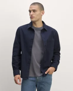 Everlane Jackets & Coats|Shirts*The Canvas Organic Cotton Overshirt Bone