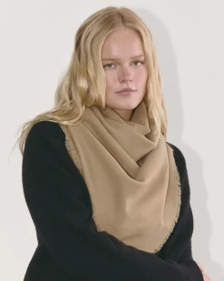 Everlane Accessories|Scarves & Beanies*The Cashmere Feather Scarf Tiger's Eye